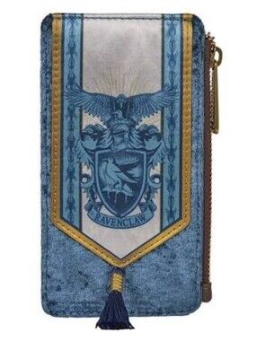 loungefly Harry Potter Ravenclaw Banner Velvet Card Holder wallet